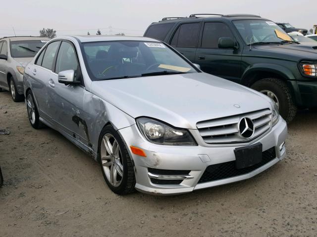 WDDGF4HB1DA742276 - 2013 MERCEDES-BENZ C 250 SILVER photo 1