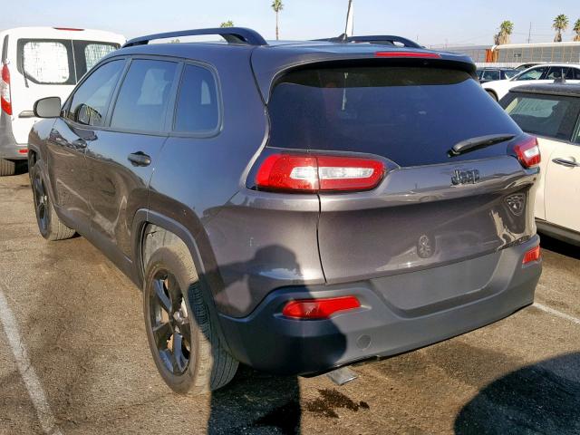 1C4PJLAB4HW508770 - 2017 JEEP CHEROKEE S CHARCOAL photo 3