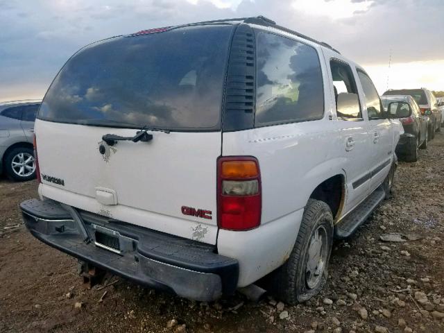 1GKEK13Z72J258730 - 2002 GMC YUKON WHITE photo 4