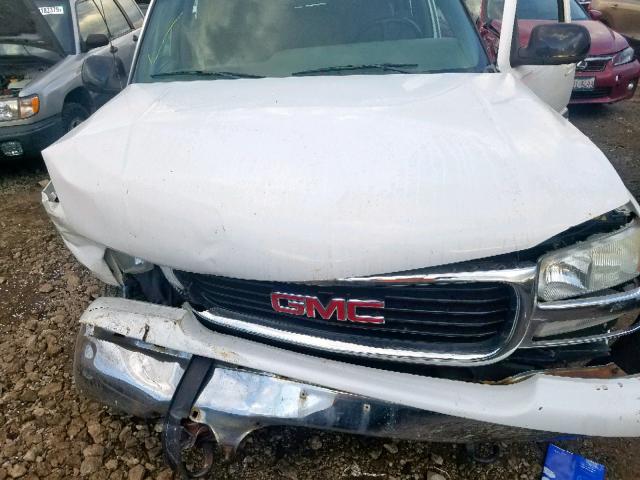 1GKEK13Z72J258730 - 2002 GMC YUKON WHITE photo 7