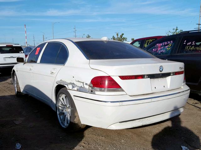 WBAGN63424DS46416 - 2004 BMW 745 LI WHITE photo 3