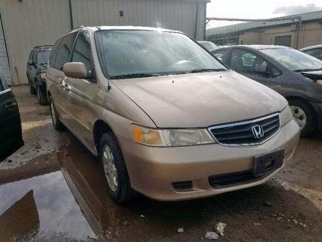 5FNRL18952B012656 - 2002 HONDA ODYSSEY EX GOLD photo 1