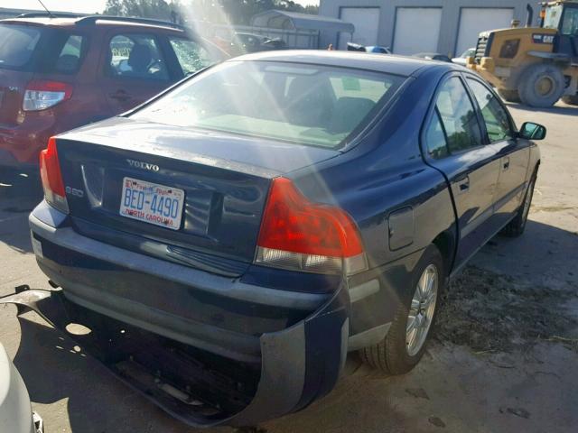 YV1RS61T042399431 - 2004 VOLVO S60 BLUE photo 4