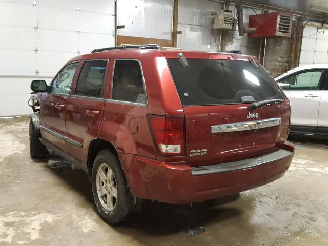 1J8GR48K67C513482 - 2007 JEEP GRAND CHER MAROON photo 3