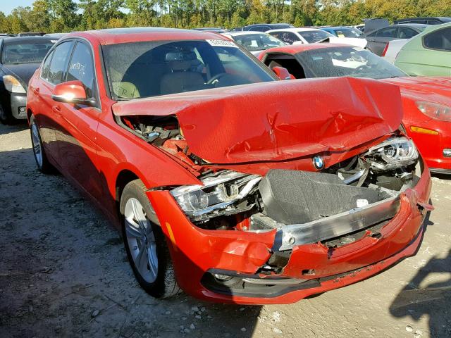 WBA8B9G36HNU57117 - 2017 BMW 330 I RED photo 1