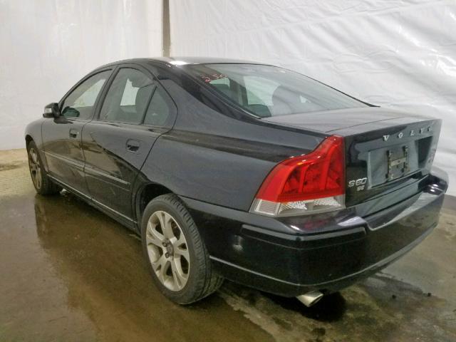 YV1RH592X92736294 - 2009 VOLVO S60 2.5T BLACK photo 3