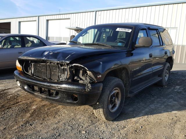 1B4HS28Y9WF128226 - 1998 DODGE DURANGO BLACK photo 2