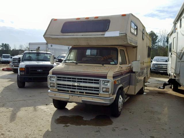 2GBJG31M9J4152872 - 1988 CHEVROLET G30 BROWN photo 2