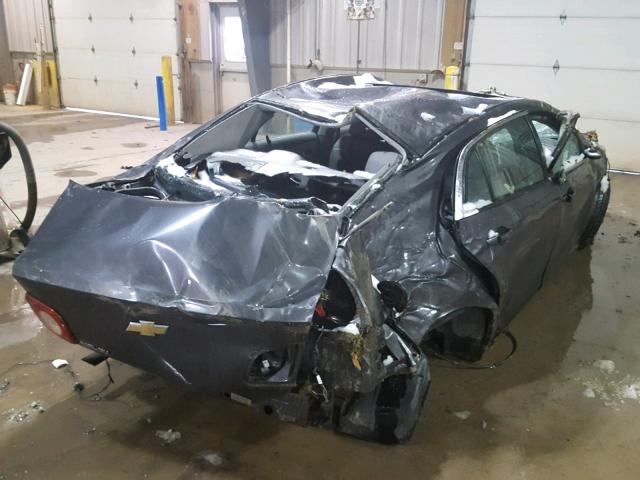 1G1ZA5E11BF163655 - 2011 CHEVROLET MALIBU LS 灰色 照片 4