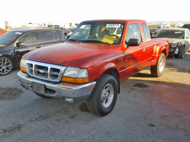 1FTZR15X0YTB38186 - 2000 FORD RANGER SUP RED photo 2