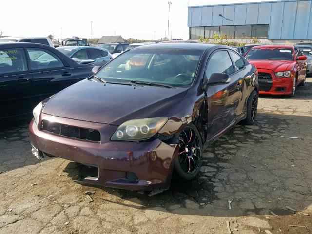 JTKDE3B75A0319340 - 2010 TOYOTA SCION TC 勃艮第红 照片 2