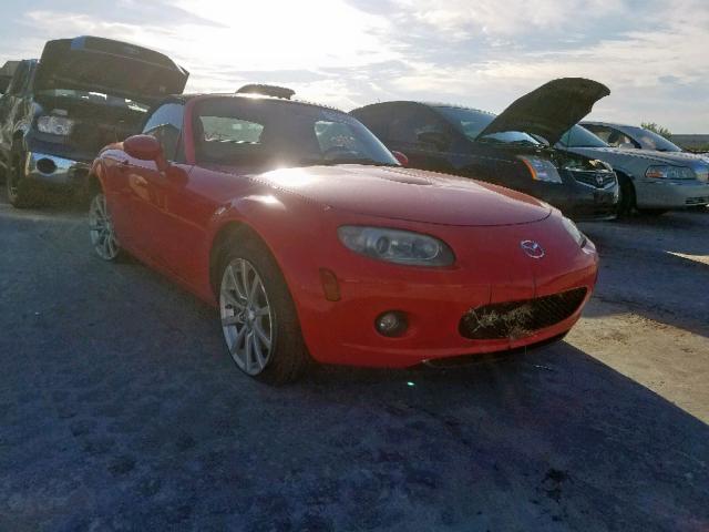 JM1NC25F280142898 - 2008 MAZDA MX-5 MIATA RED photo 1