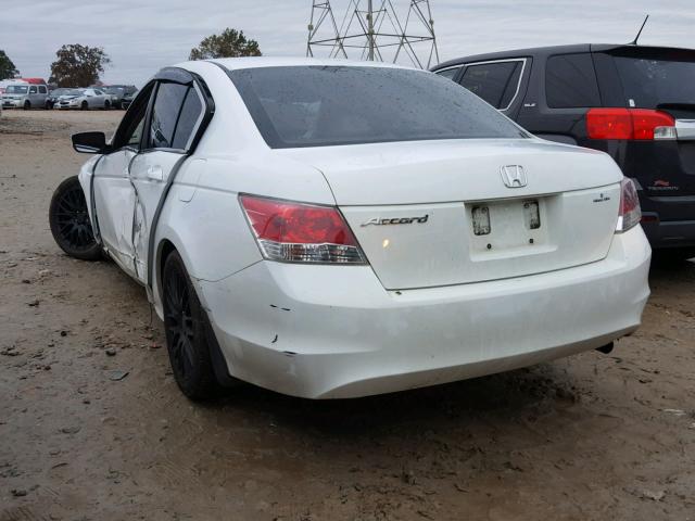 1HGCP26778A113587 - 2008 HONDA ACCORD EX 白色 照片 3
