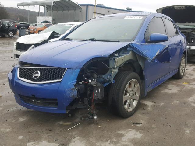 3N1AB6AP2AL714992 - 2010 NISSAN SENTRA 2.0 BLUE photo 2