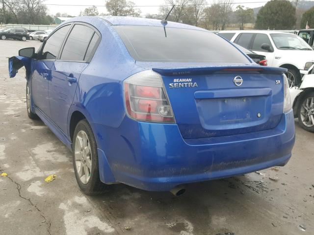 3N1AB6AP2AL714992 - 2010 NISSAN SENTRA 2.0 BLUE photo 3