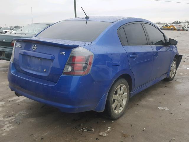 3N1AB6AP2AL714992 - 2010 NISSAN SENTRA 2.0 BLUE photo 4