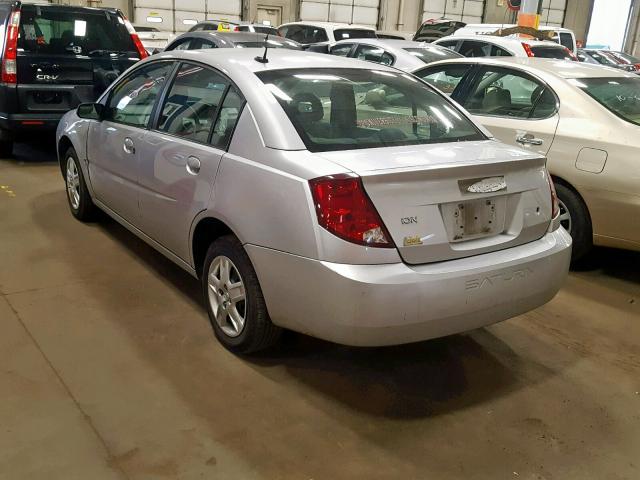 1G8AJ55F07Z111286 - 2007 SATURN ION LEVEL SILVER photo 3
