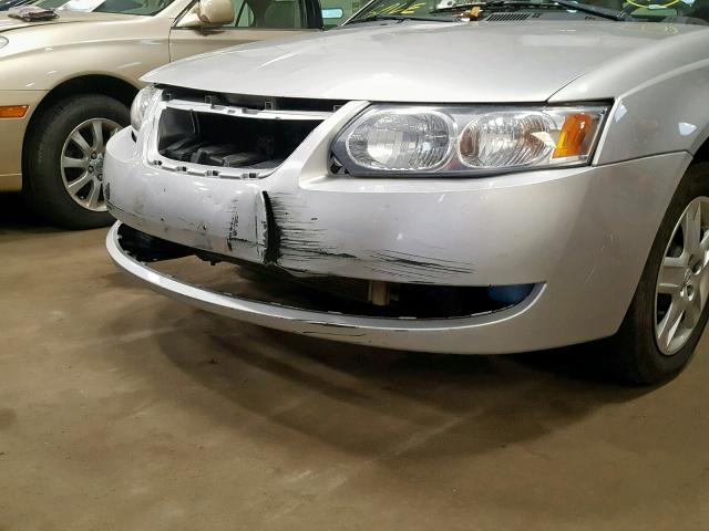 1G8AJ55F07Z111286 - 2007 SATURN ION LEVEL SILVER photo 9