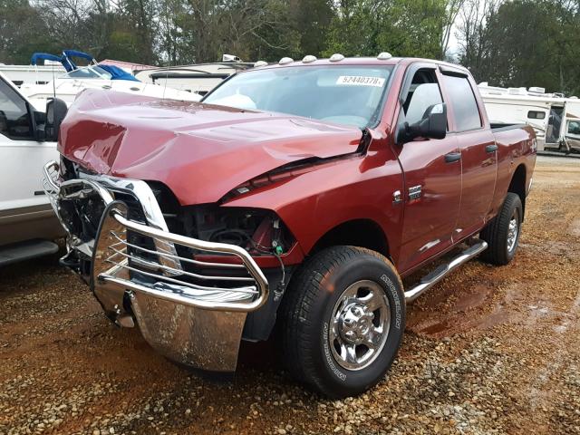 3C63D3CL7CG186457 - 2012 DODGE RAM 3500 S RED photo 2