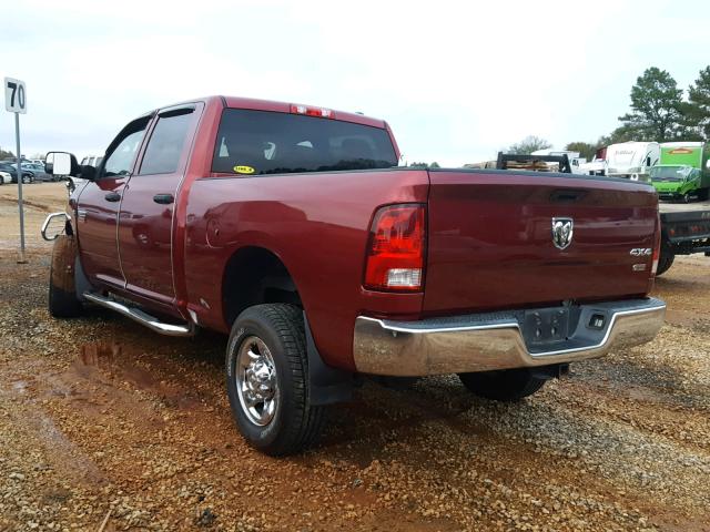 3C63D3CL7CG186457 - 2012 DODGE RAM 3500 S RED photo 3