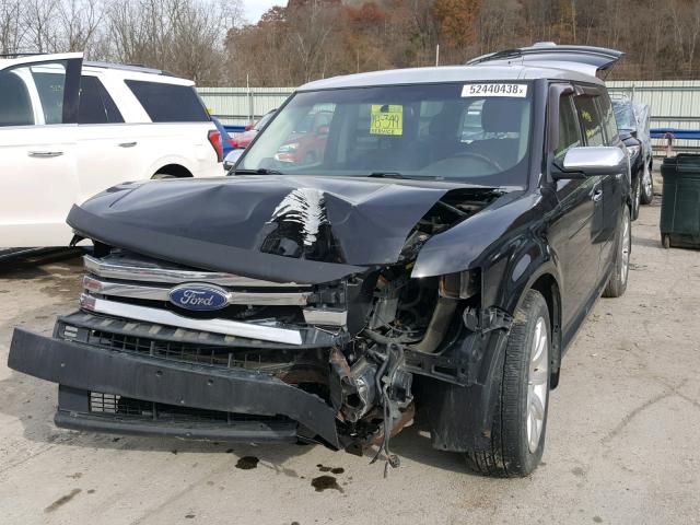 2FMDK53C89BA06439 - 2009 FORD FLEX LIMIT BLACK photo 2