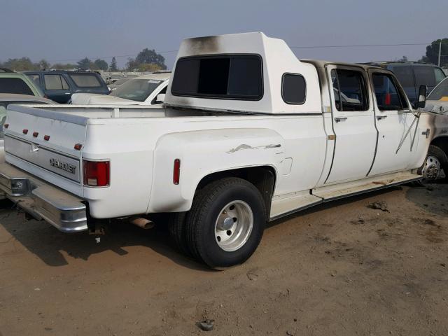 1GCHC33W4FS115368 - 1985 CHEVROLET C30 WHITE photo 4