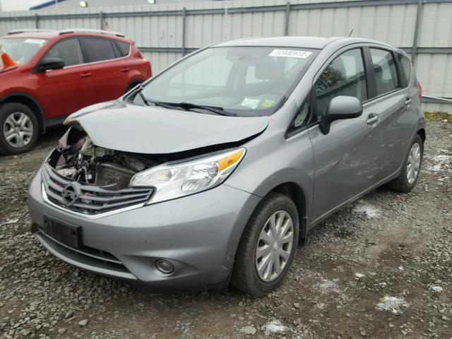 3N1CE2CP6EL351138 - 2014 NISSAN VERSA NOTE GRAY photo 2