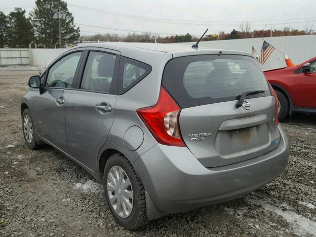 3N1CE2CP6EL351138 - 2014 NISSAN VERSA NOTE GRAY photo 3