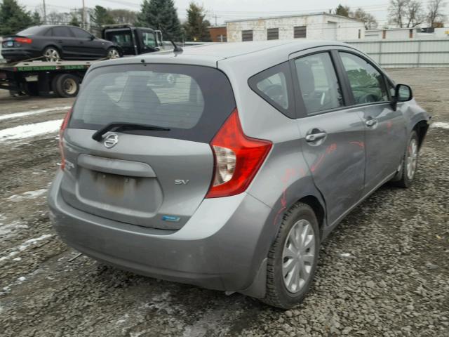 3N1CE2CP6EL351138 - 2014 NISSAN VERSA NOTE GRAY photo 4