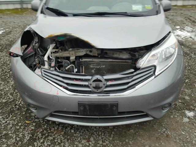 3N1CE2CP6EL351138 - 2014 NISSAN VERSA NOTE GRAY photo 7