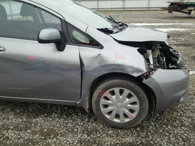 3N1CE2CP6EL351138 - 2014 NISSAN VERSA NOTE GRAY photo 9