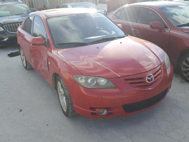 JM1BK323961408138 - 2006 MAZDA 3 S RED photo 1