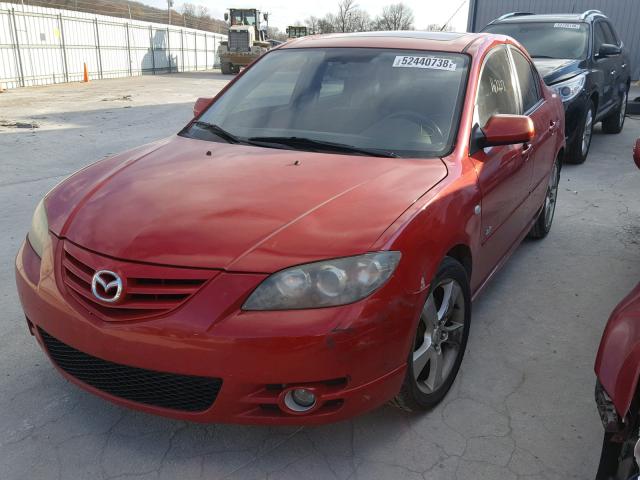 JM1BK323961408138 - 2006 MAZDA 3 S RED photo 2