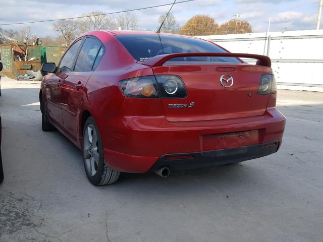 JM1BK323961408138 - 2006 MAZDA 3 S RED photo 3