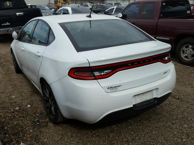 1C3CDFFA8GD796234 - 2016 DODGE DART SXT S WHITE photo 3