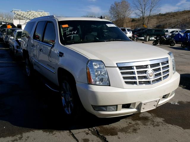 1GYS4HEF7DR270055 - 2013 CADILLAC ESCALADE E WHITE photo 1