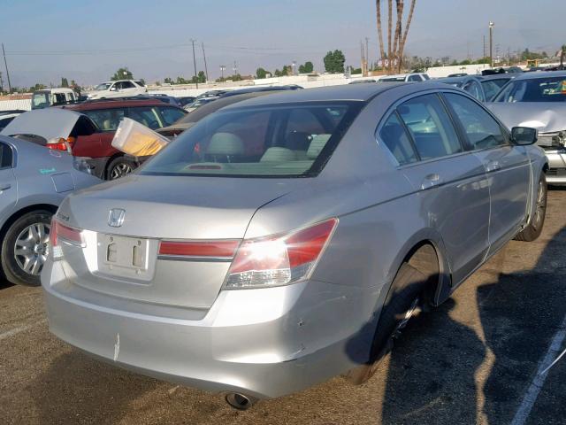 1HGCP2F34CA127520 - 2012 HONDA ACCORD LX BLUE photo 4