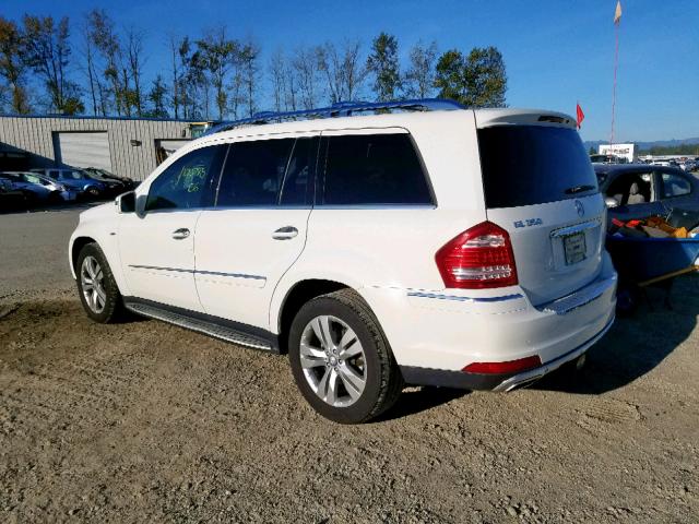 4JGBF2FE6BA692148 - 2011 MERCEDES-BENZ GL 350 BLU WHITE photo 3