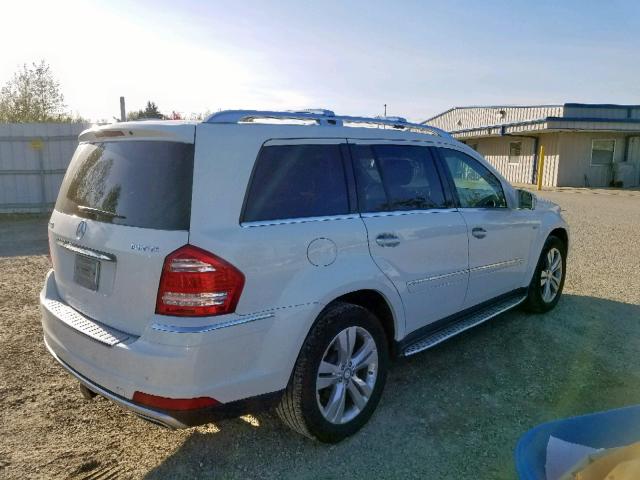 4JGBF2FE6BA692148 - 2011 MERCEDES-BENZ GL 350 BLU WHITE photo 4