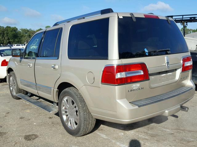5LMFU27517LJ07197 - 2007 LINCOLN NAVIGATOR 金色 照片 3