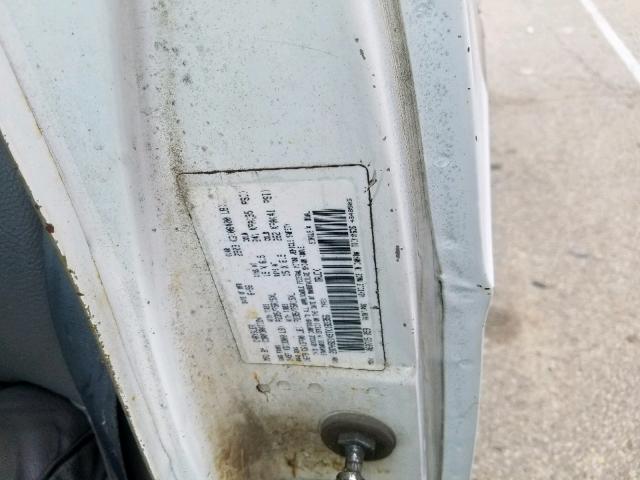 2B7HB21X9TK183356 - 1996 DODGE RAM VAN B2 WHITE photo 10