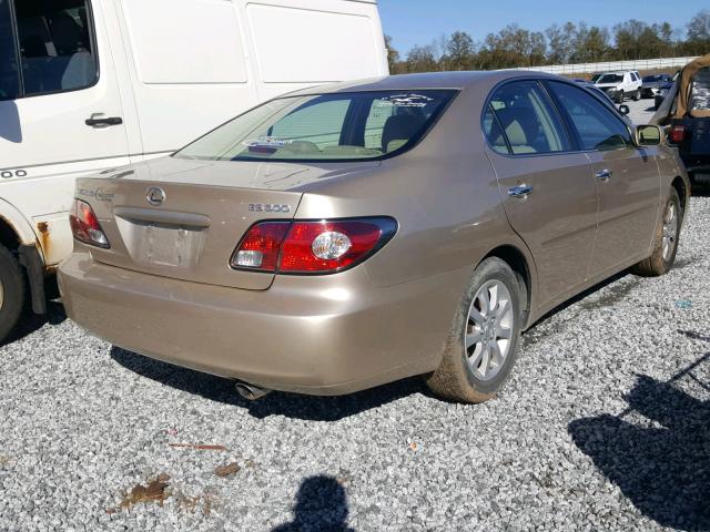 JTHBF30G230140186 - 2003 LEXUS ES 300 GOLD photo 4