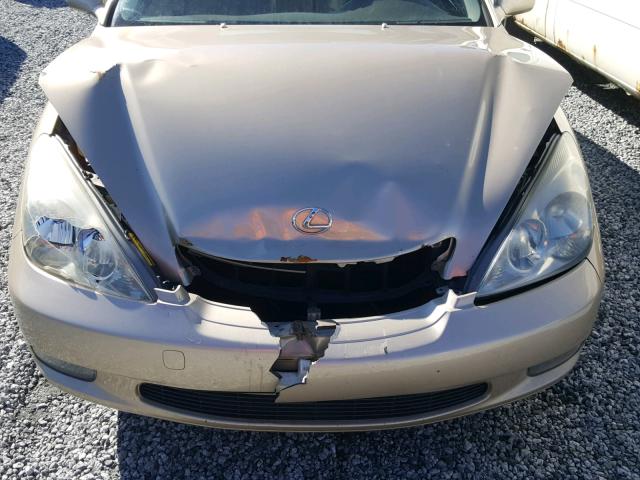 JTHBF30G230140186 - 2003 LEXUS ES 300 GOLD photo 7