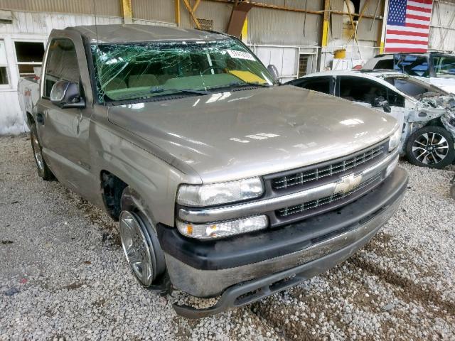 1GCEC14W42Z182589 - 2002 CHEVROLET SILVERADO TAN photo 1