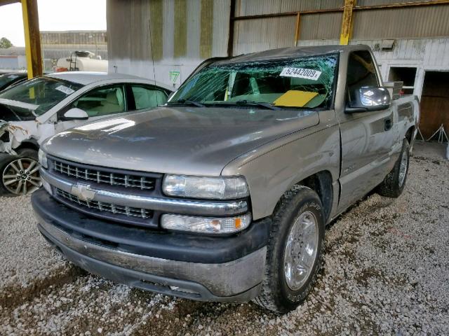 1GCEC14W42Z182589 - 2002 CHEVROLET SILVERADO TAN photo 2