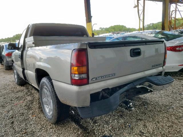 1GCEC14W42Z182589 - 2002 CHEVROLET SILVERADO TAN photo 3