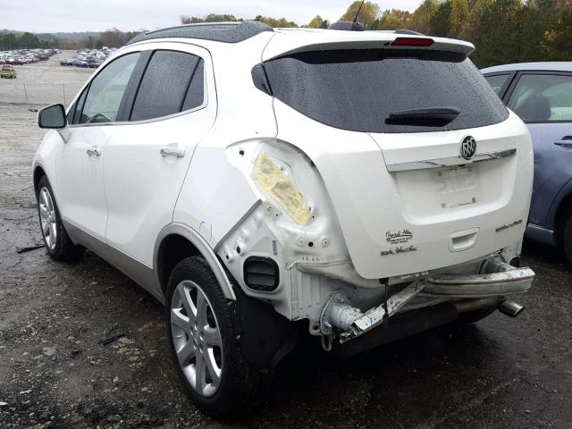 KL4CJCSB8FB181365 - 2015 BUICK ENCORE WHITE photo 3