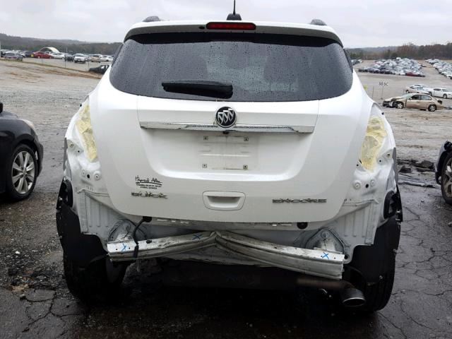 KL4CJCSB8FB181365 - 2015 BUICK ENCORE WHITE photo 9