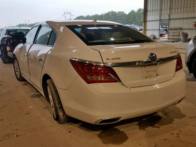 1G4GA5G31EF165757 - 2014 BUICK LACROSSE WHITE photo 3