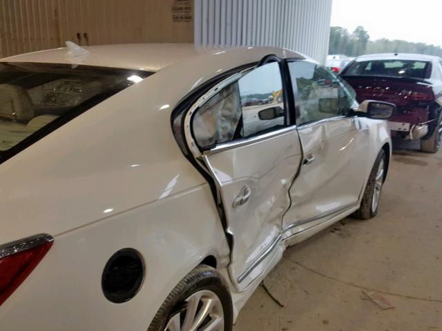 1G4GA5G31EF165757 - 2014 BUICK LACROSSE WHITE photo 9